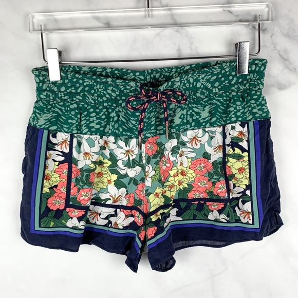 Anthropologie Hei Hei Lotus Athleisure Shorts Boho - Picture 3 of 12